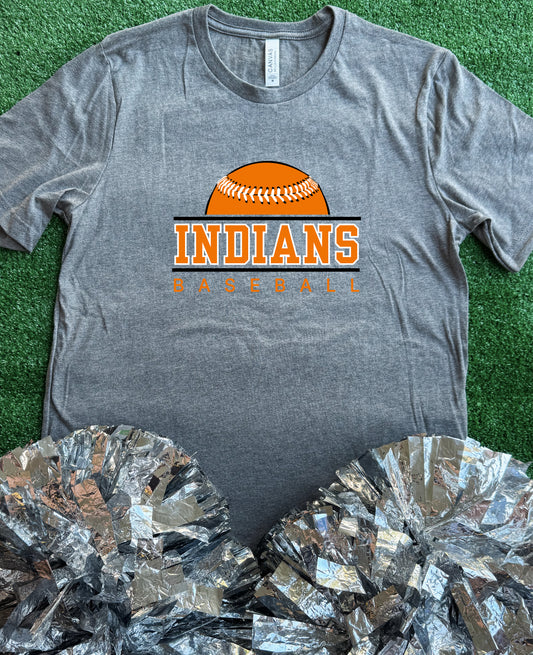 Grand Saline Indians Baseball Tee