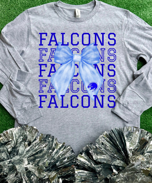 North Forney Falcons Bow Long Sleeve Tee