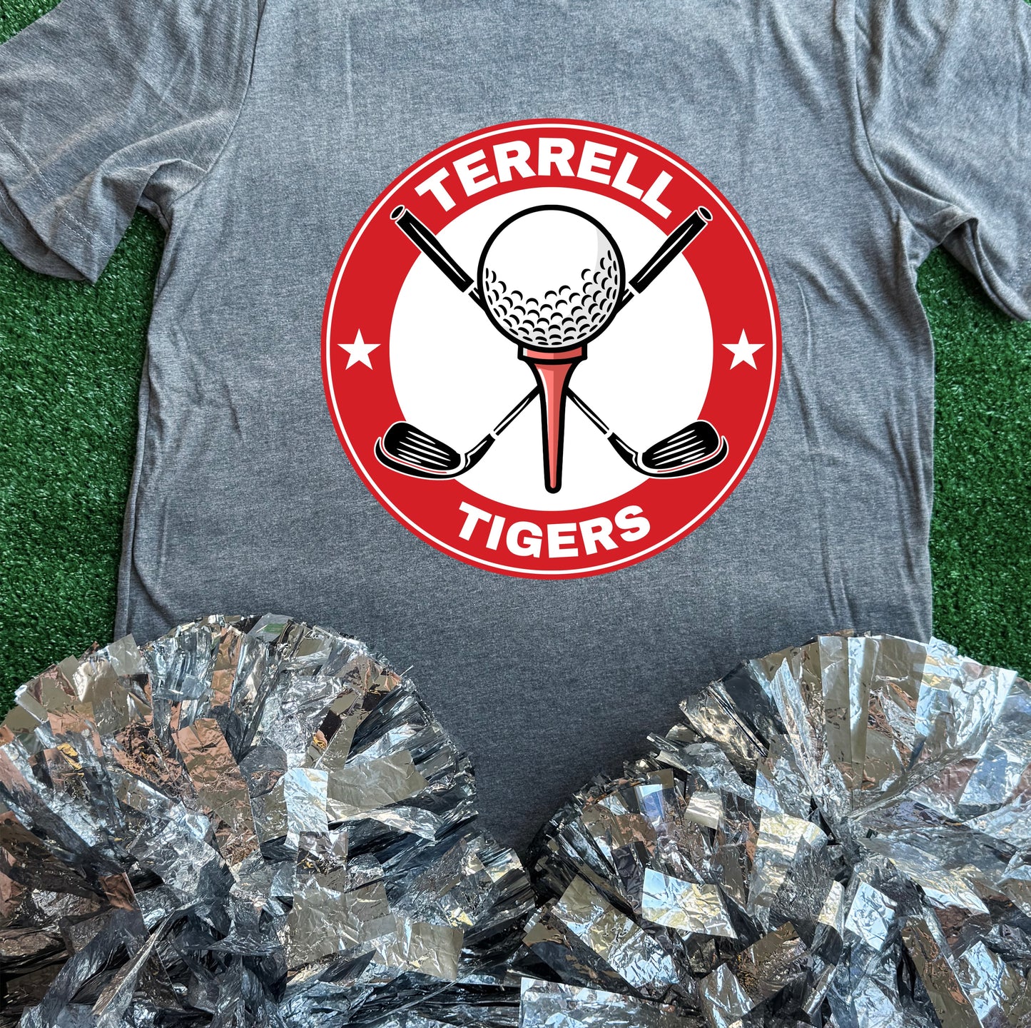 Terrell Tigers Golf Star Tee