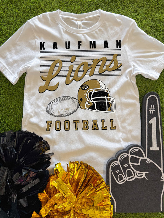 Kaufman Lions Football Tee