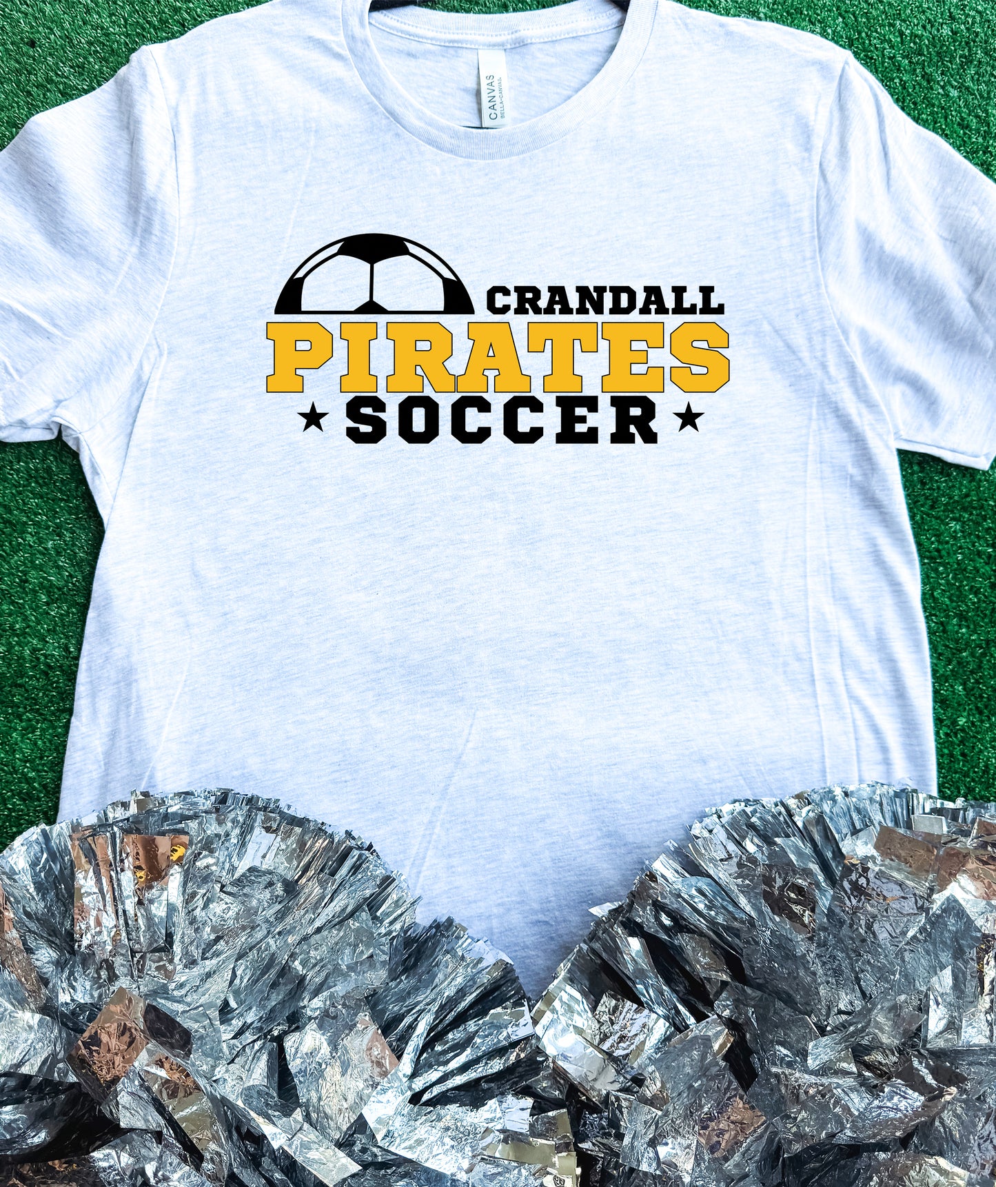 Crandall Pirates Soccer Star Tee