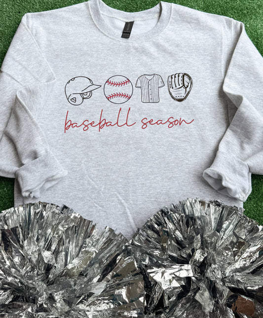 Baseball Season Sweatshirt