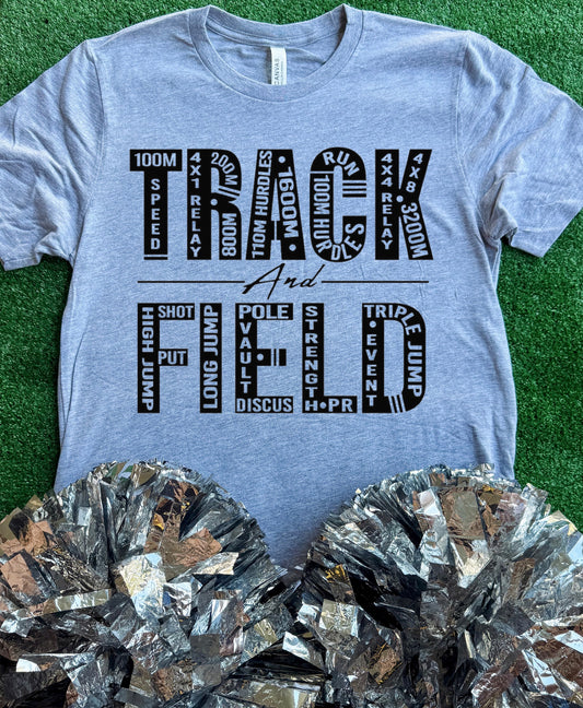 Track and Field Inlay Tee