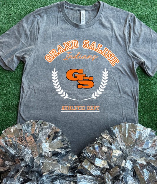 Grand Saline Indians AD Logo Tee