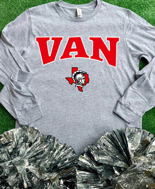 Van Vandals Curve Long Sleeve Tee