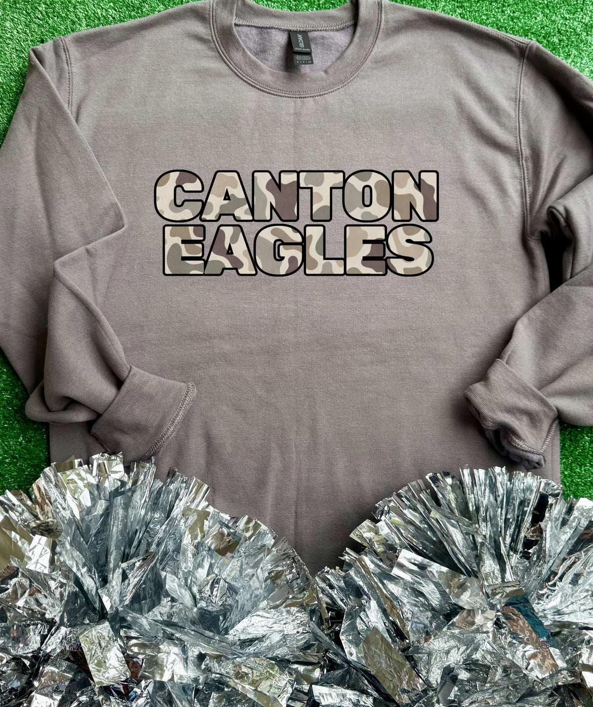 Canton Eagles Camo Sweatshirt