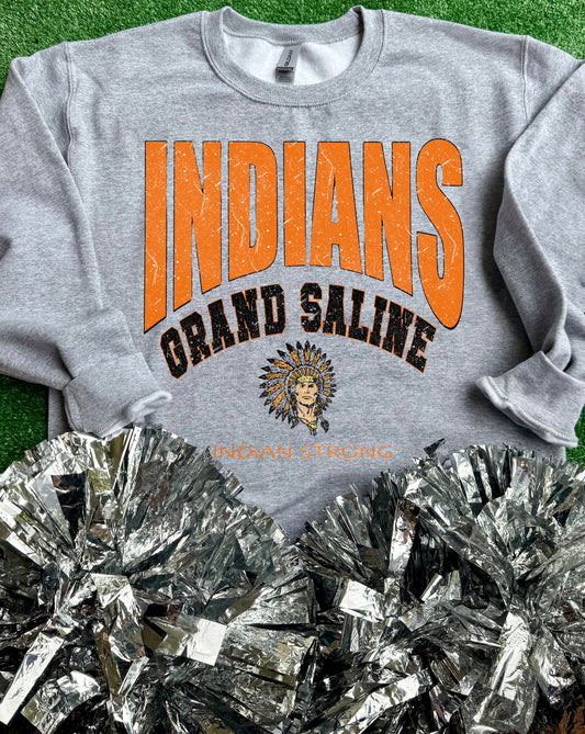 Grand Saline Indians Proud Sweatshirt