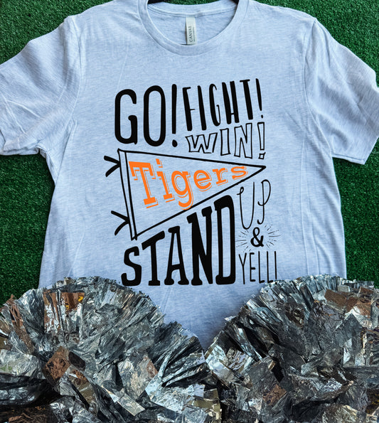 Commerce Tigers Stand Up & Yell Tee