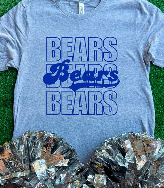 Brownsboro Bears Retro Outline Tee