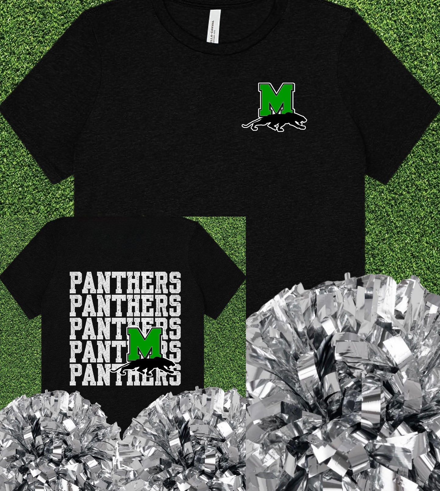 Mabank Panthers Repeat Logo Tee