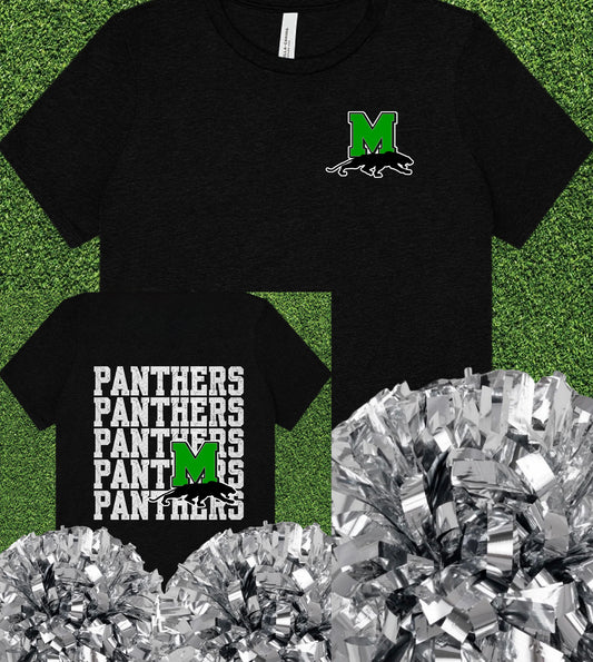 Mabank Panthers Repeat Logo Tee