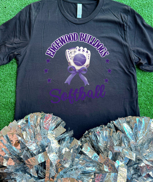 Edgewood Bulldogs Glove Tee