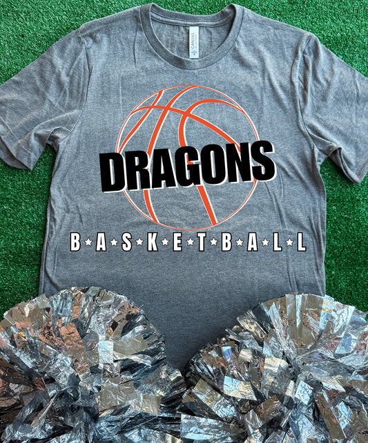 Genoa Central Dragons Basketball Tee