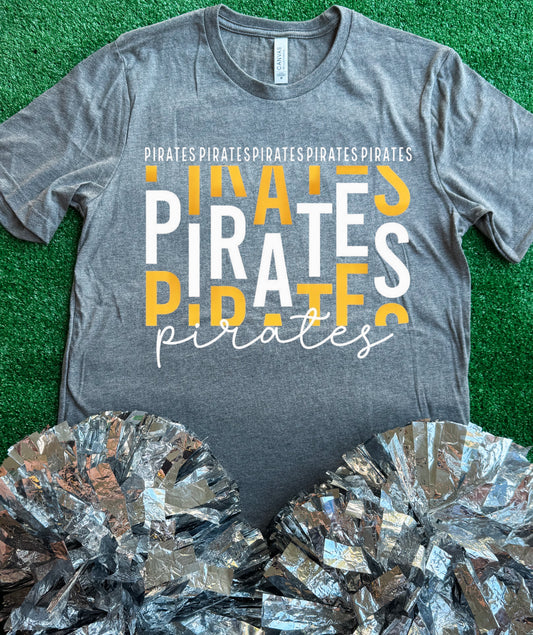 Crandall Pirates Offset tee