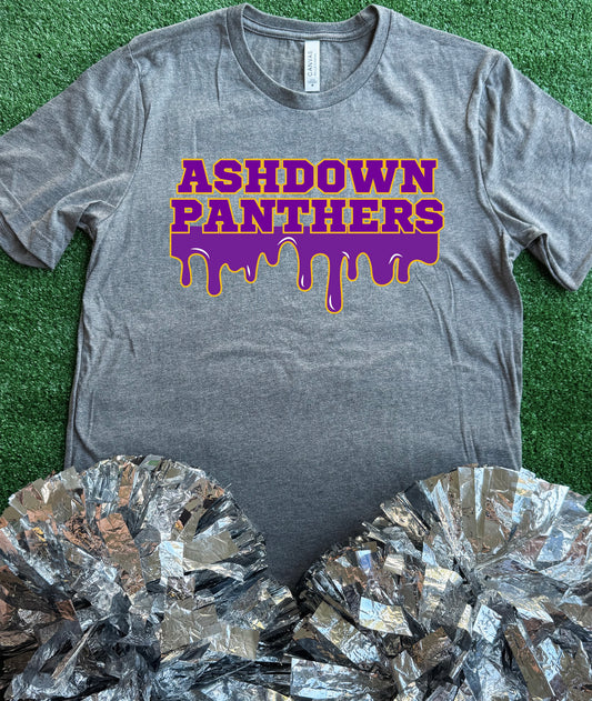Ashdown Panthers Drip Tee