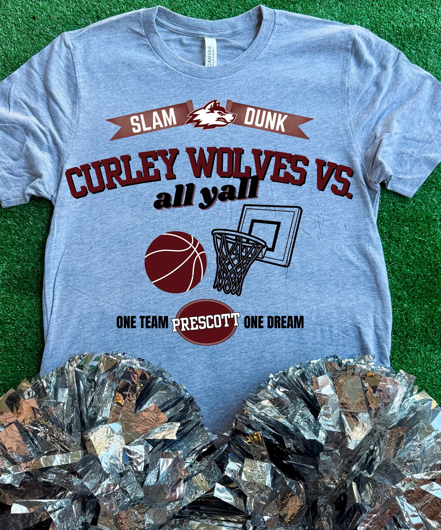 Prescott Curley Wolves BB VS Yall Tee