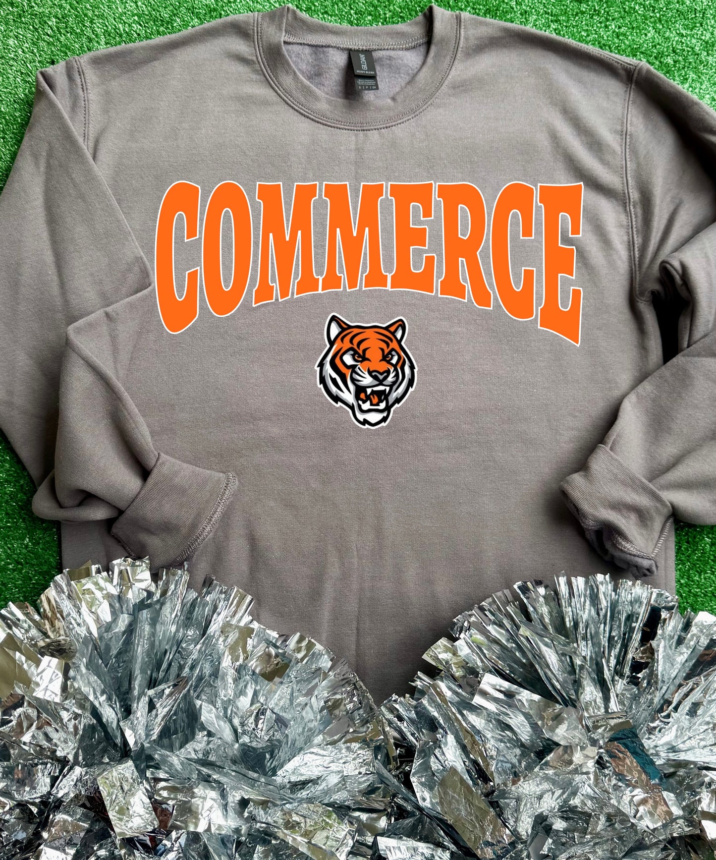 Commerce Tigers Curve Sweatshirt