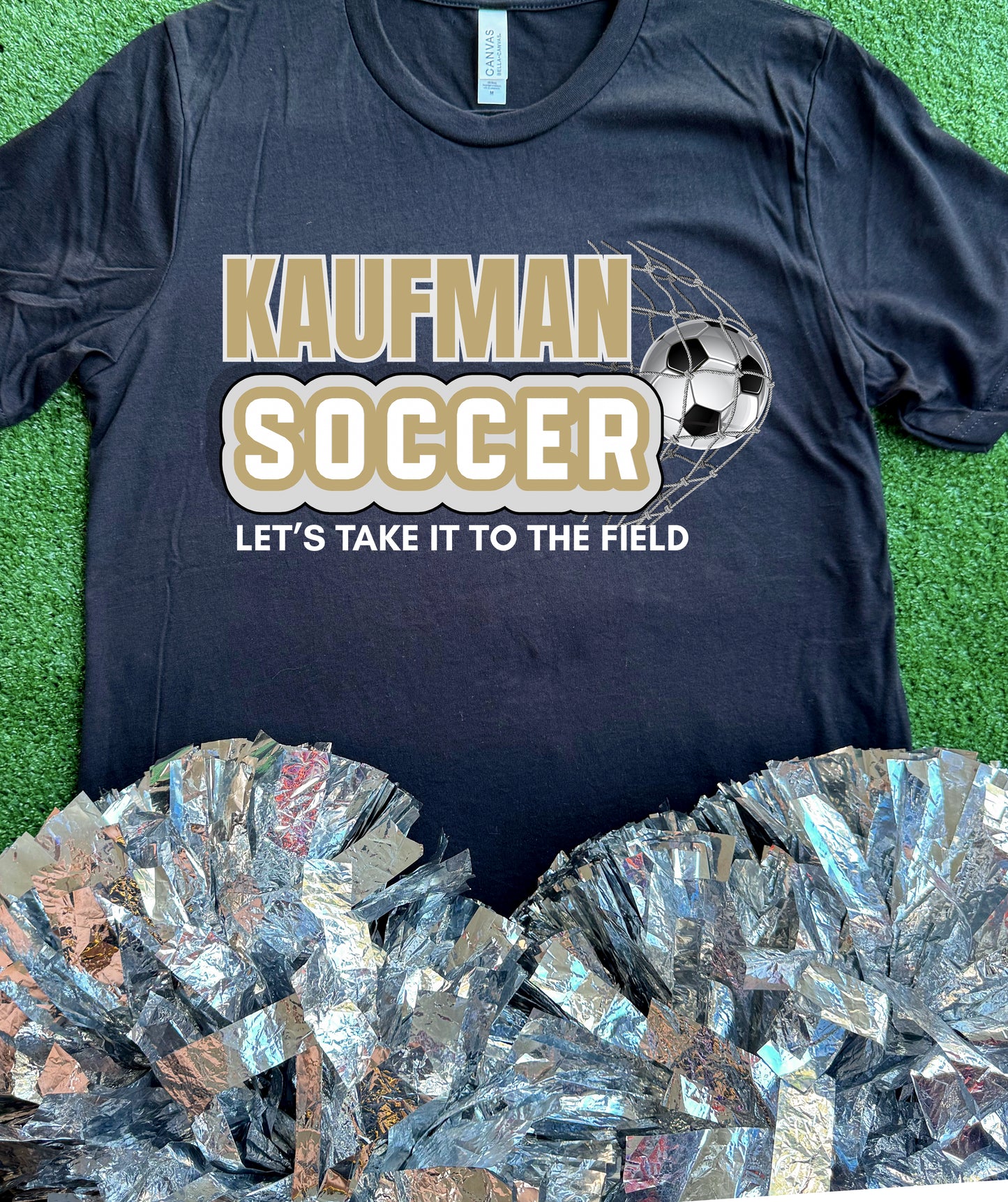 Kaufman Lions Soccer Net Tee