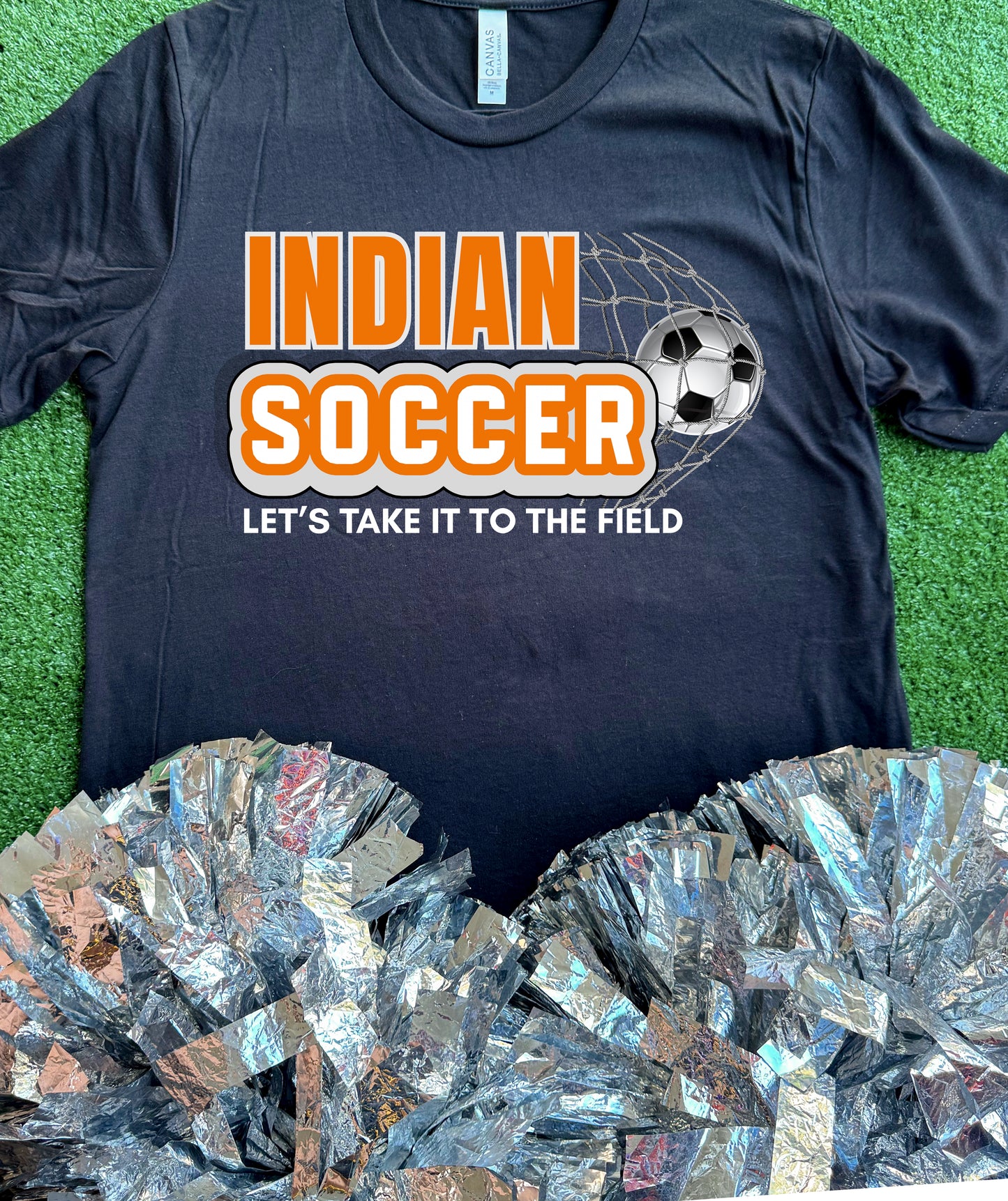 Grand Saline Indians Soccer Net Tee