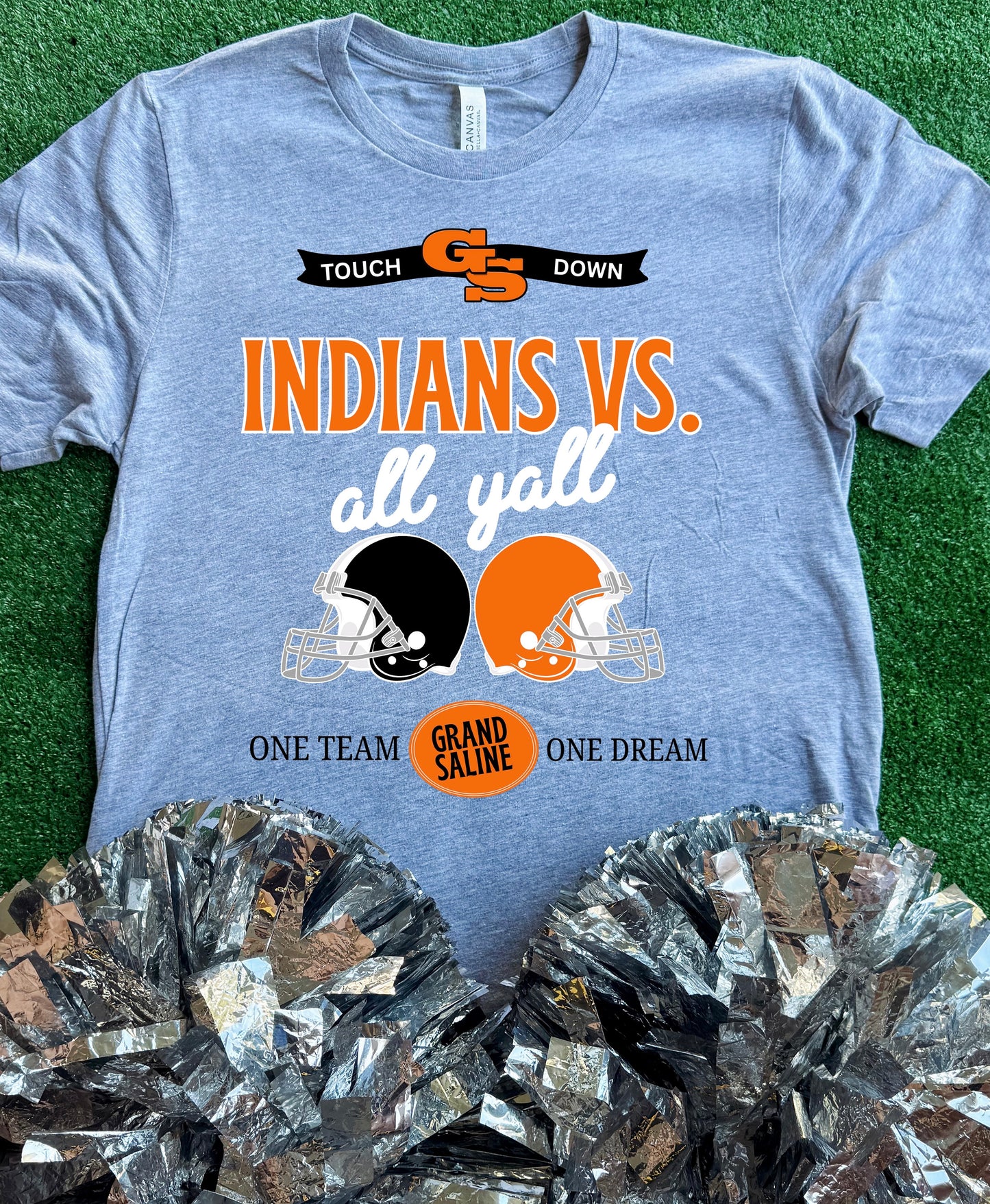 Grand Saline Indians VS All Yall Tee