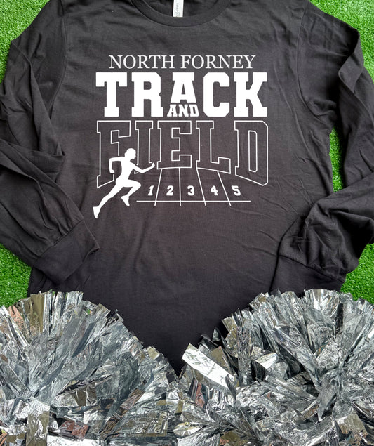 North Forney Falcons Track & Field Long Sleeve Tee