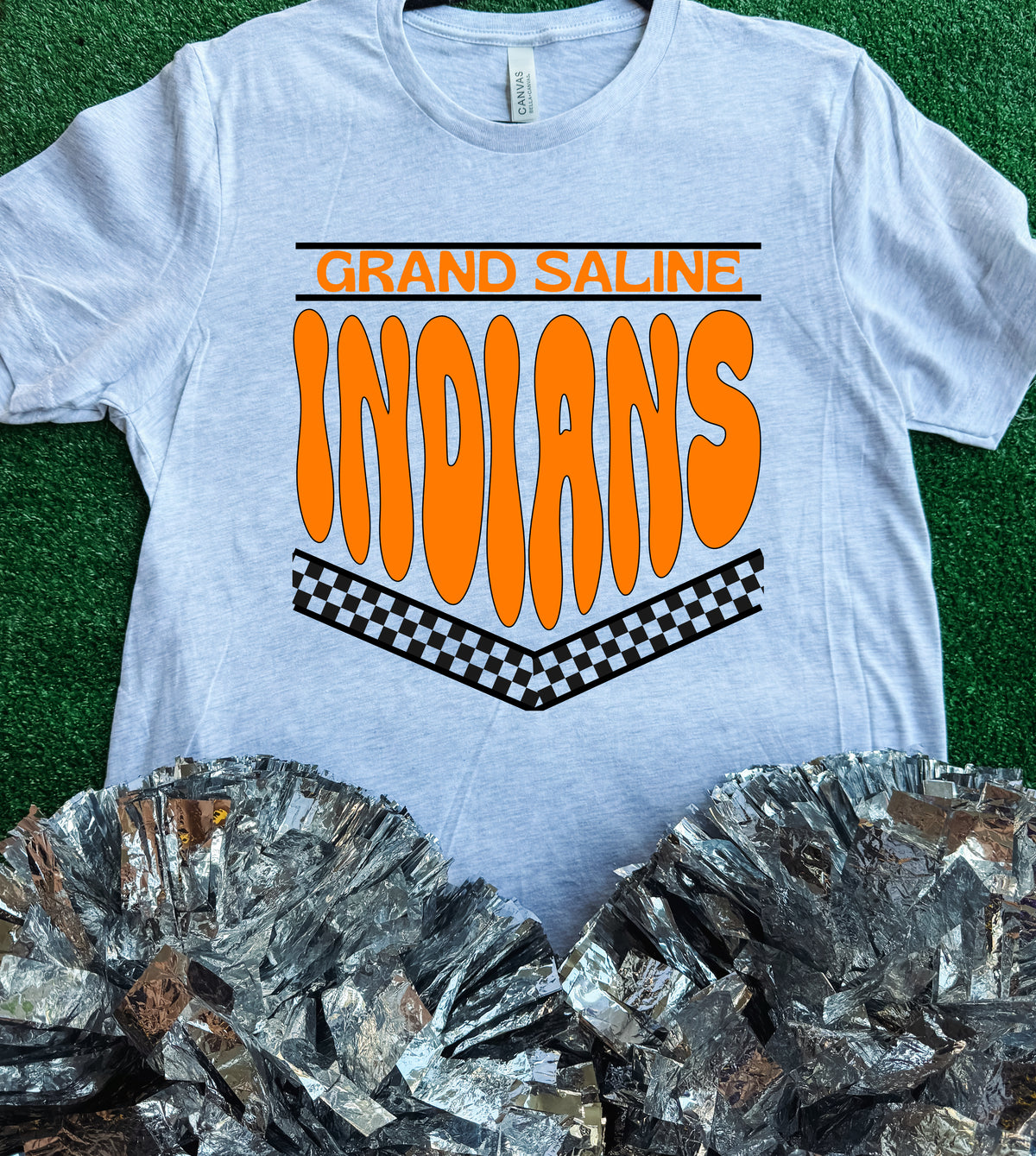 Grand Saline Indians Retro Tee