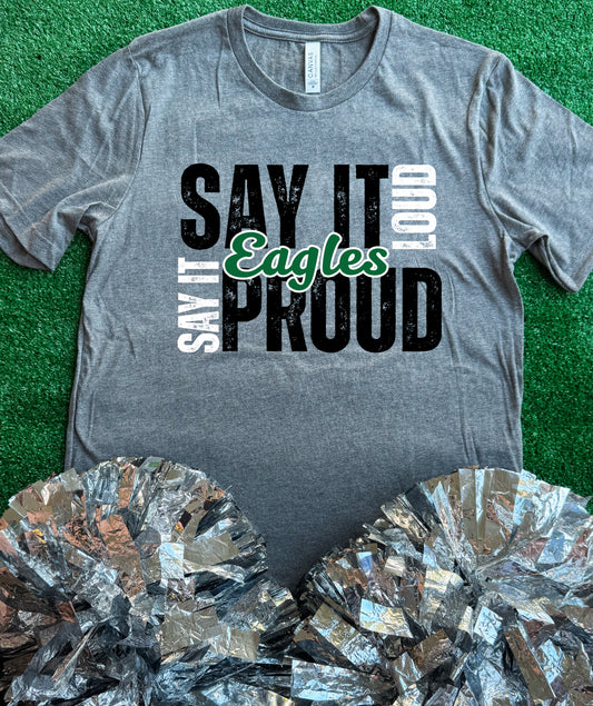 Canton Eagles Say It Proud Tee