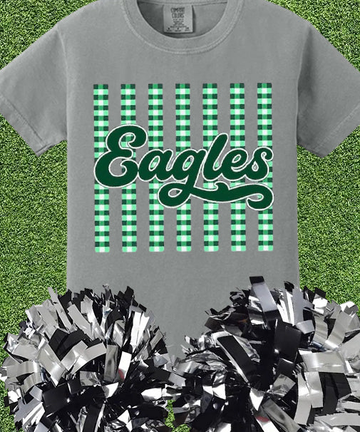 Canton Eagles Gingham Tee
