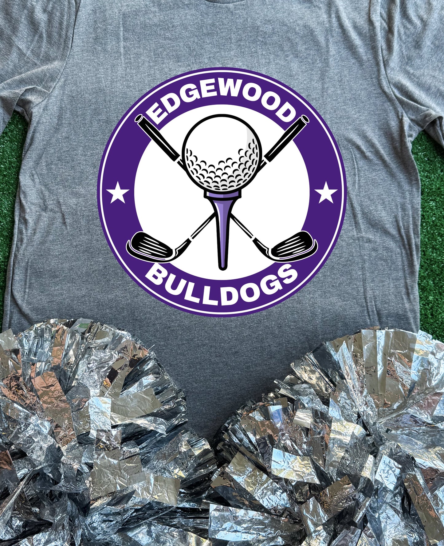 Edgewood Bulldogs Golf Star Tee
