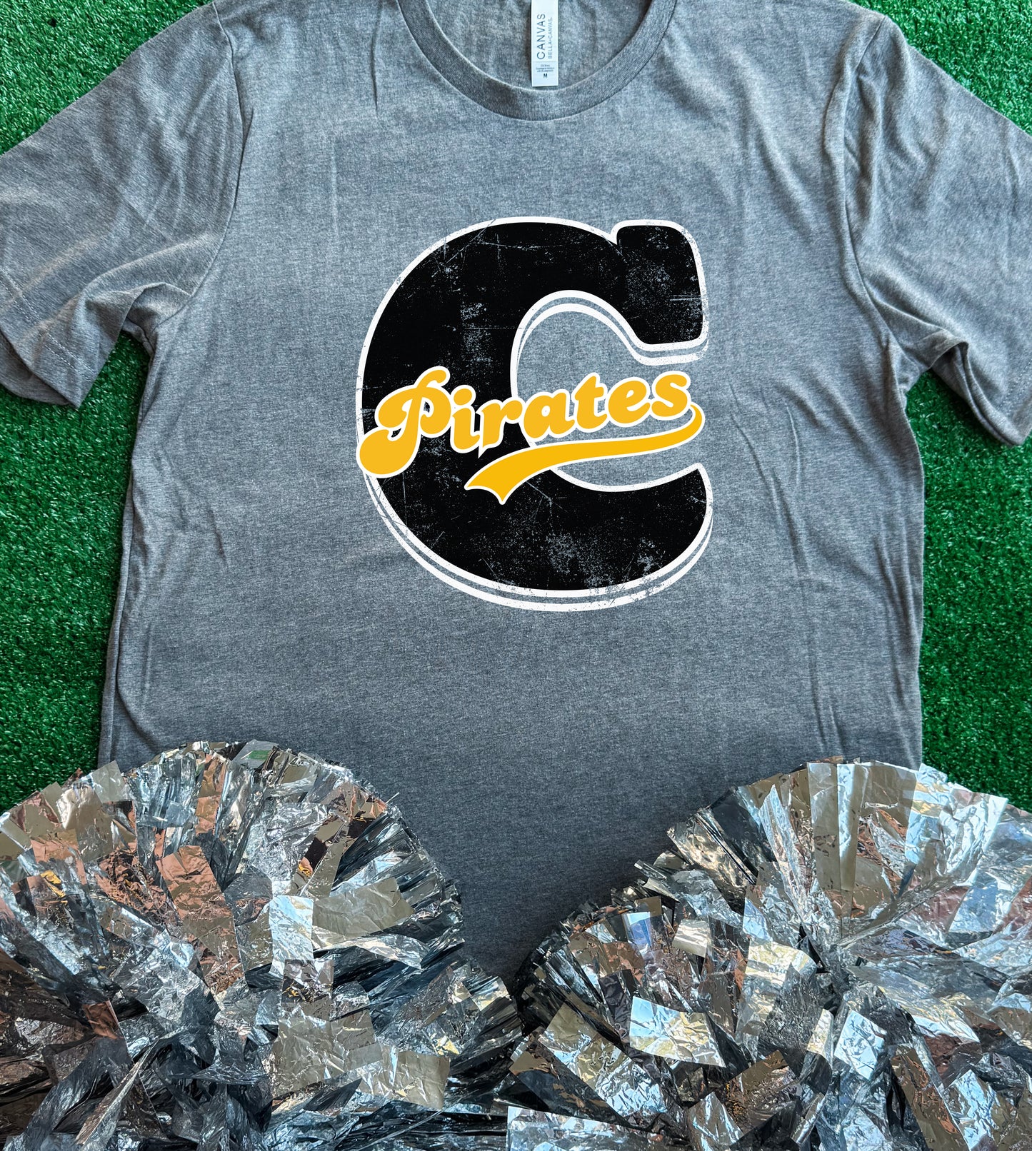 Crandall Pirates Initial Tee