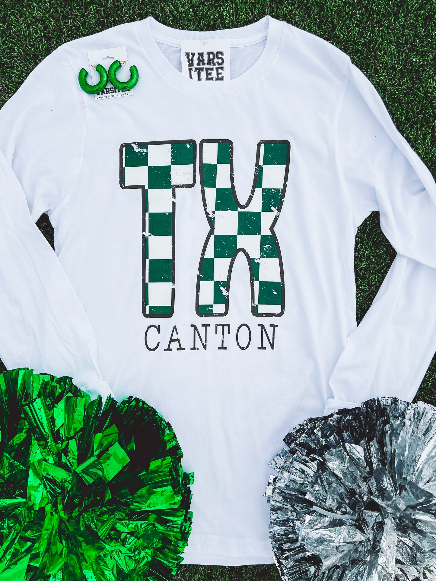 Canton Checkered Texas Long Sleeve