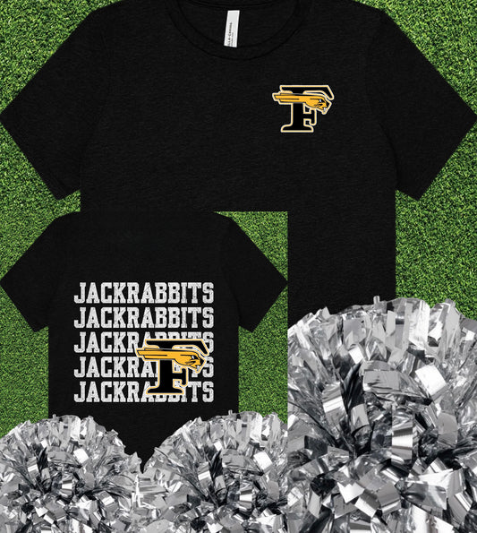 Forney Jackrabbits Repeat Logo Tee