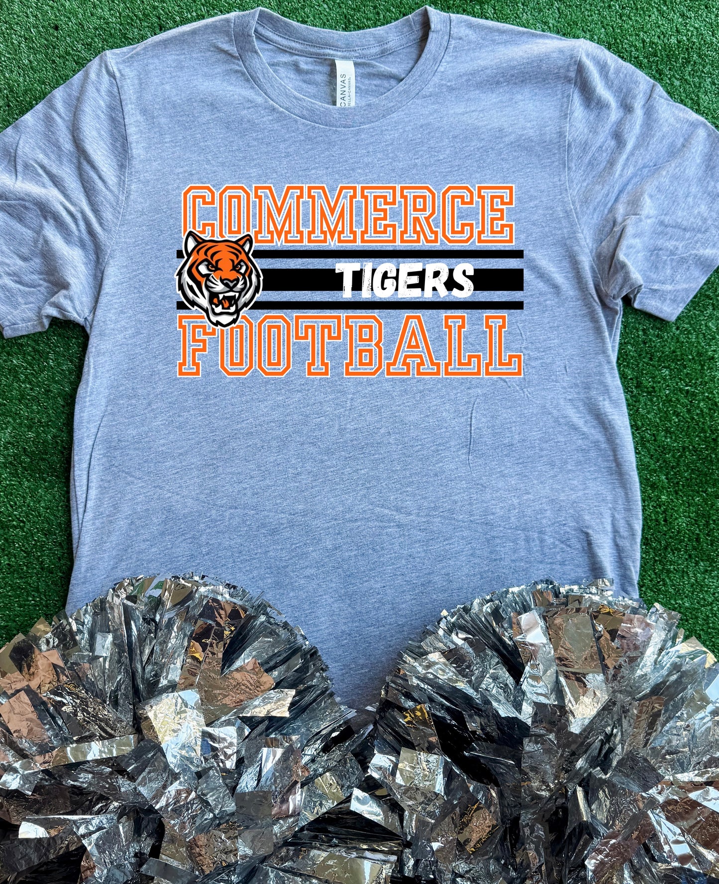 Commerce Tigers Football Tee