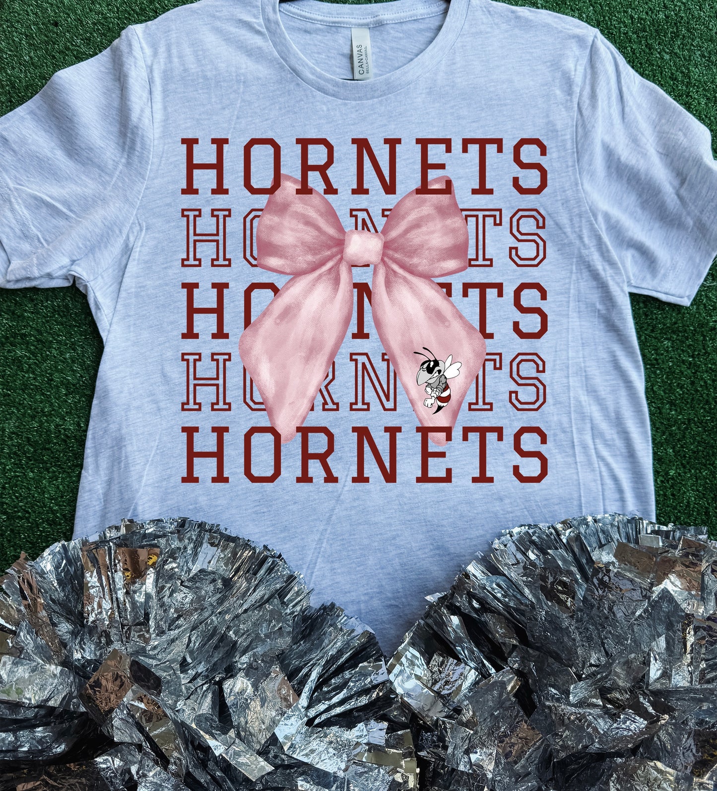 Athens Hornets Bow Tee