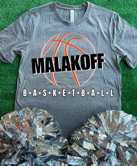 Malakoff Tigers Basketball Tee