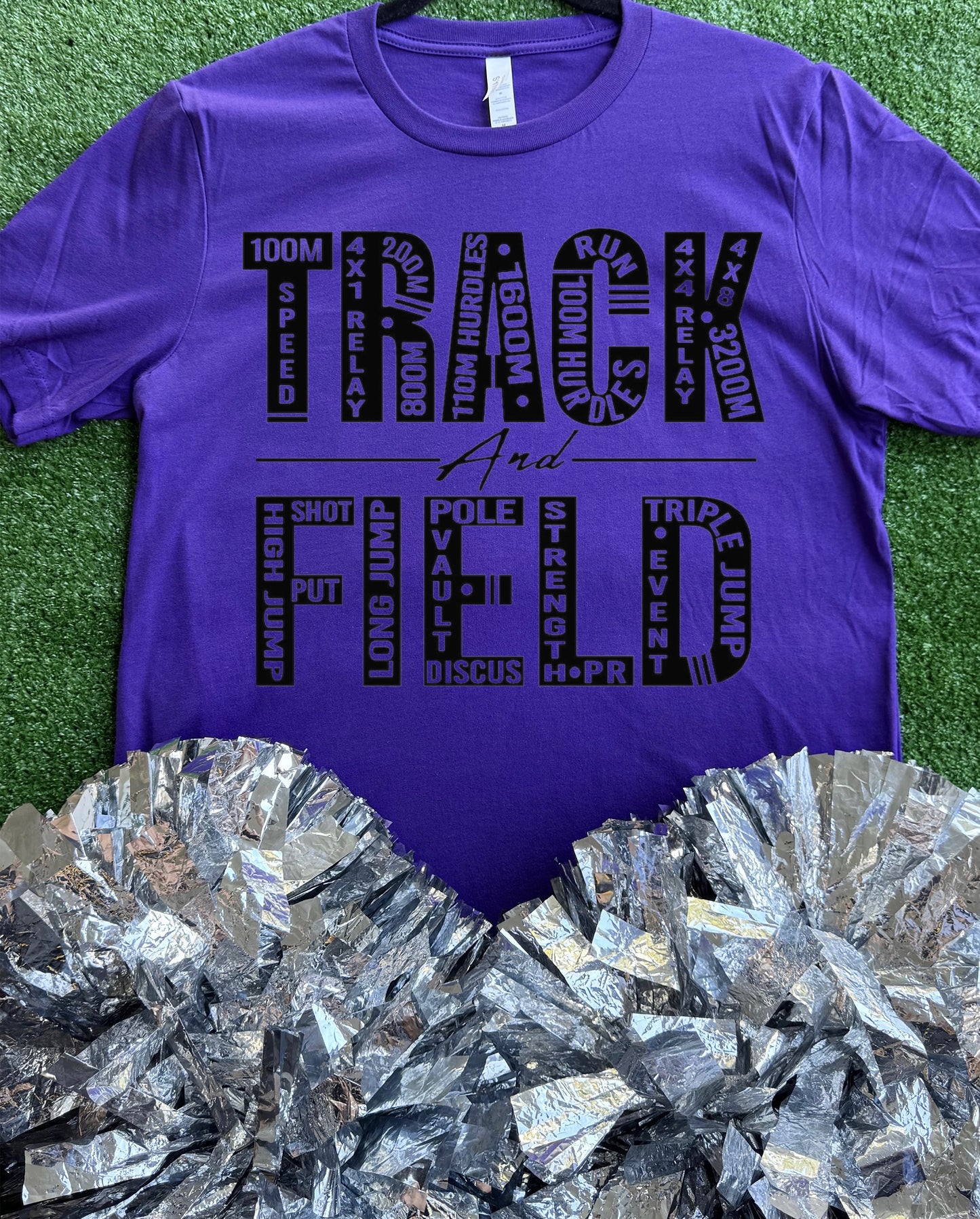 Track and Field Inlay Tee