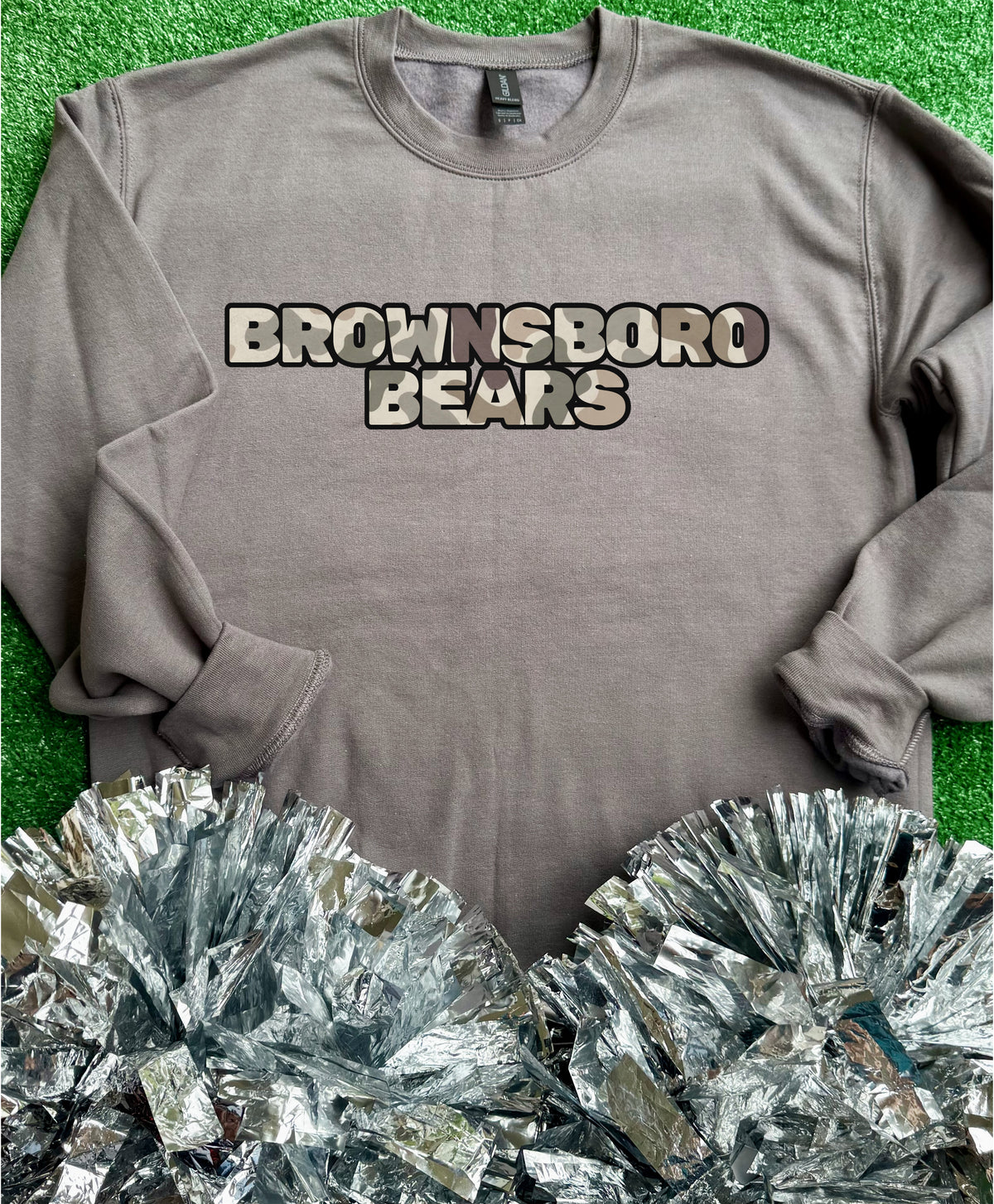 Brownsboro Bears Camo Sweatshirt