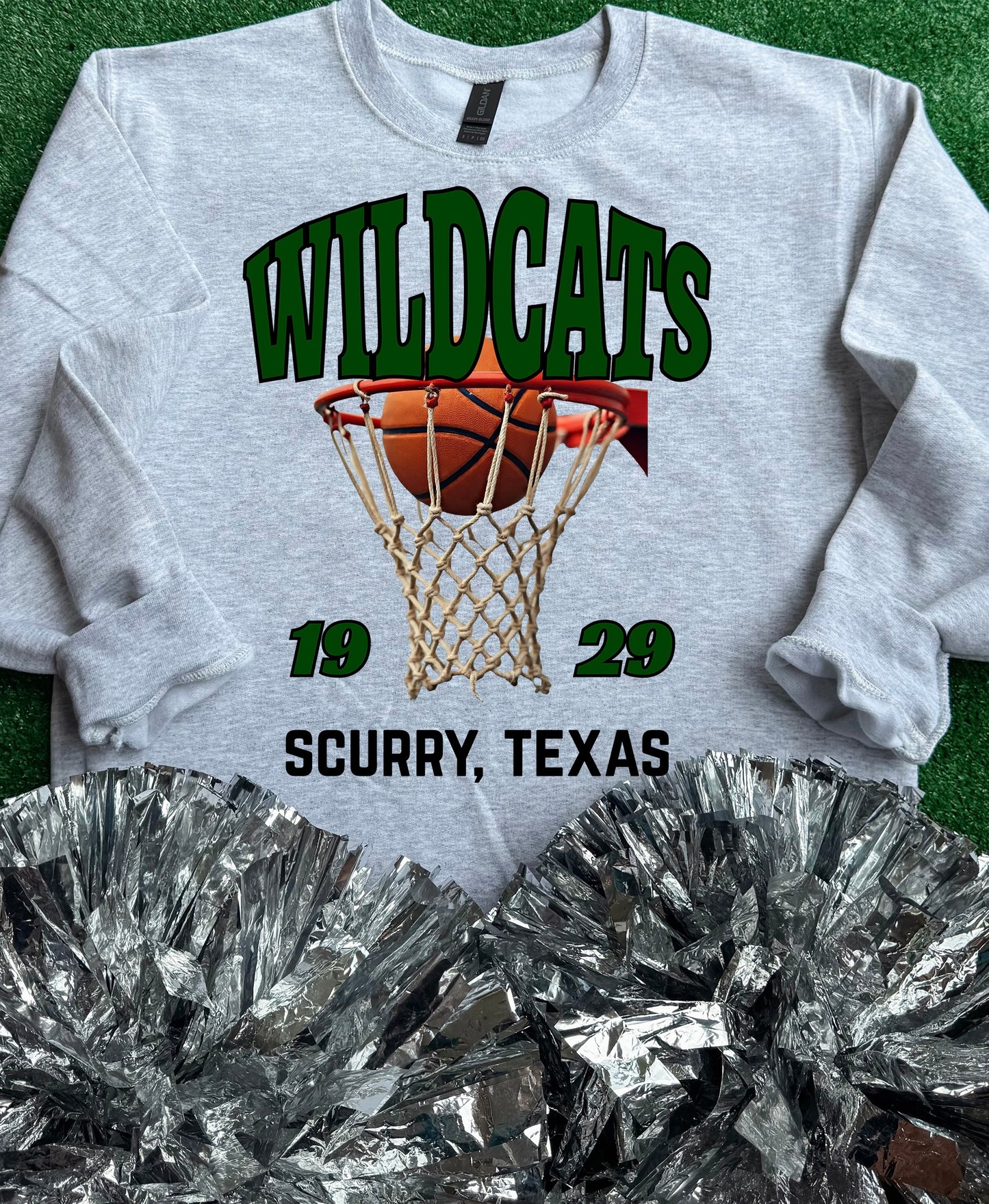 Scurry-Rosser Wildcats Basketball Sweatshirt