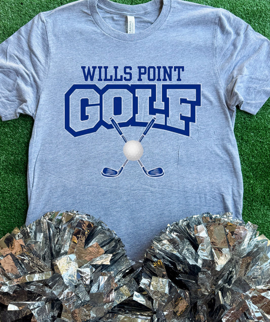 Wills Point Tigers Golf Curve Tee