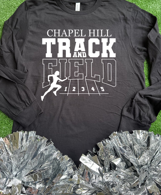 Chapel Hill Track & Field Long Sleeve Tee