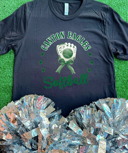 Canton Eagles Glove Tee