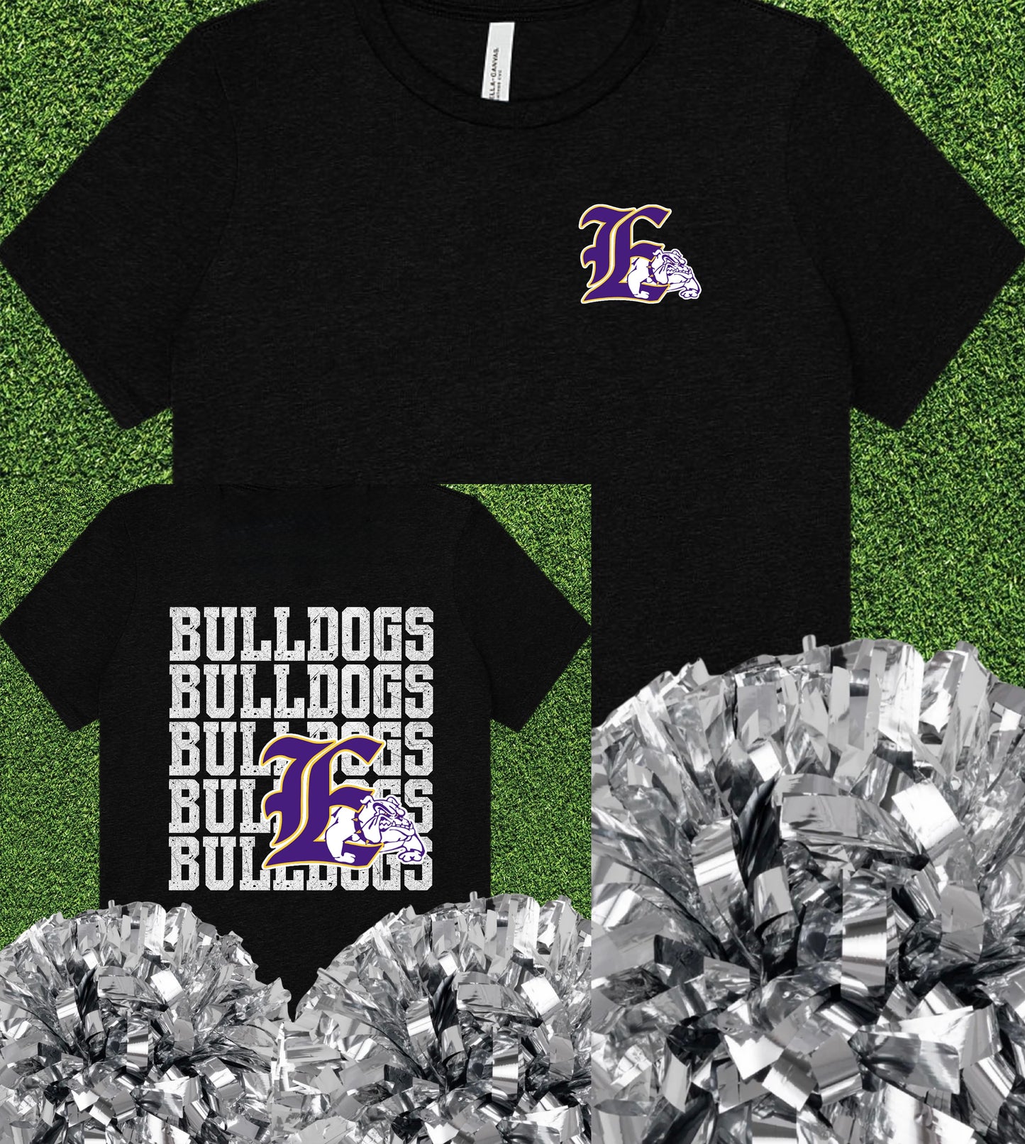Edgewood Bulldogs Repeat Logo Tee