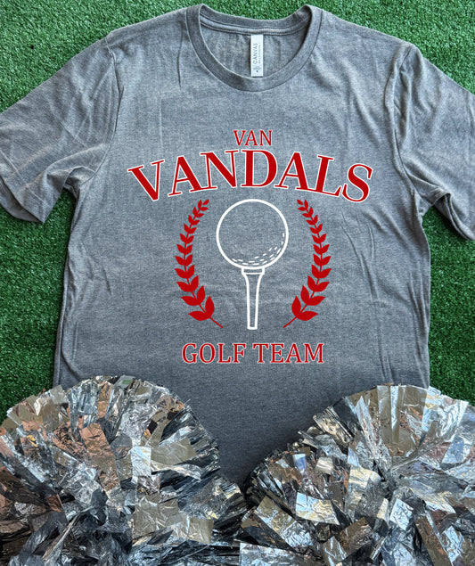 Van Vandals Golf Team Tee