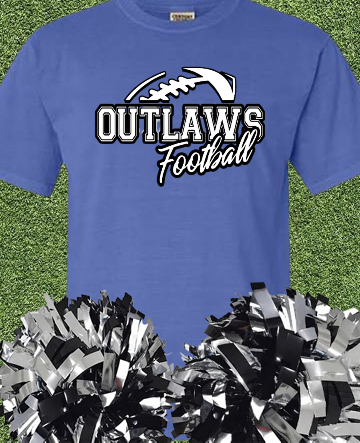 Dierks Outlaws Football Tee
