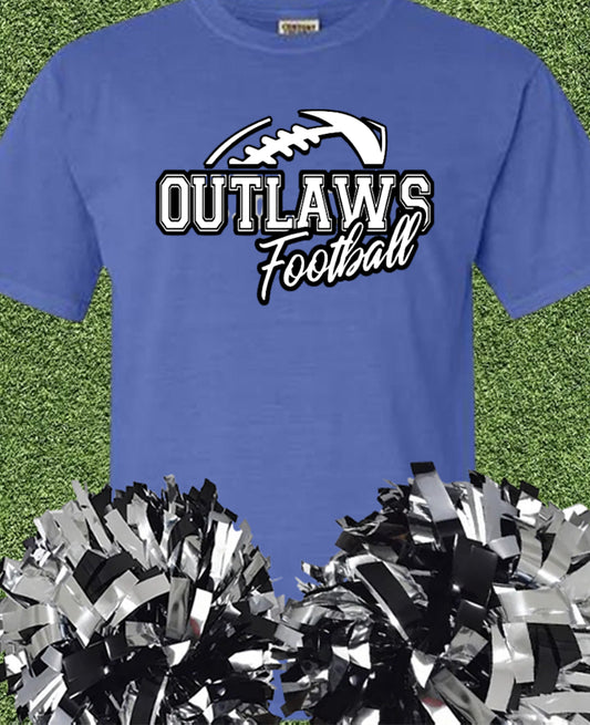 Dierks Outlaws Football Tee