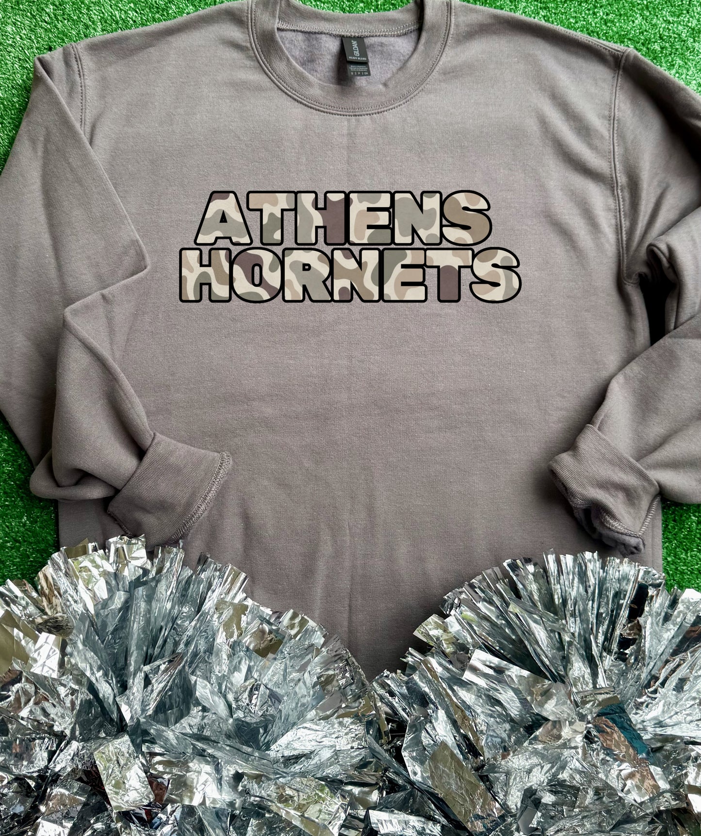 Athens Hornets Camo Sweatshirt