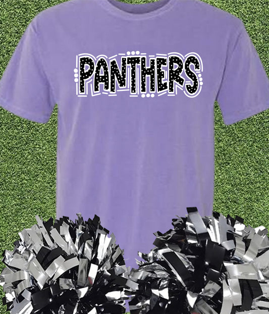 Ashdown Panthers Doodle Tee