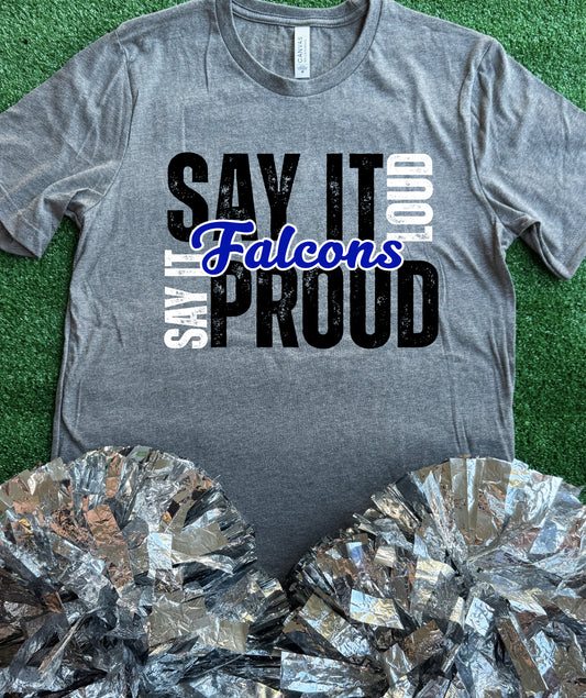 North Forney Falcons Say It Proud Tee