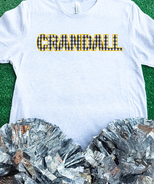 Crandall Pirates Gingham Tee