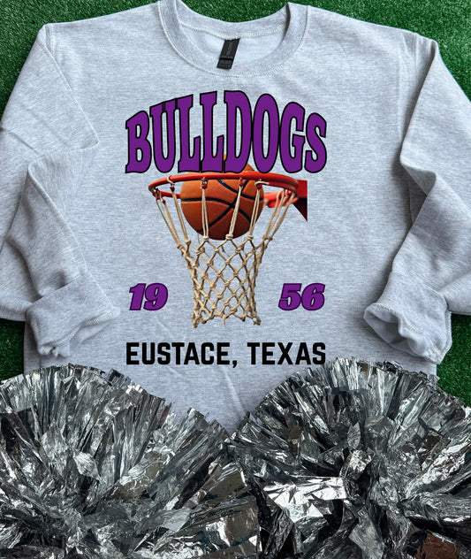Eustace Bulldogs Basketball Sweatshirt